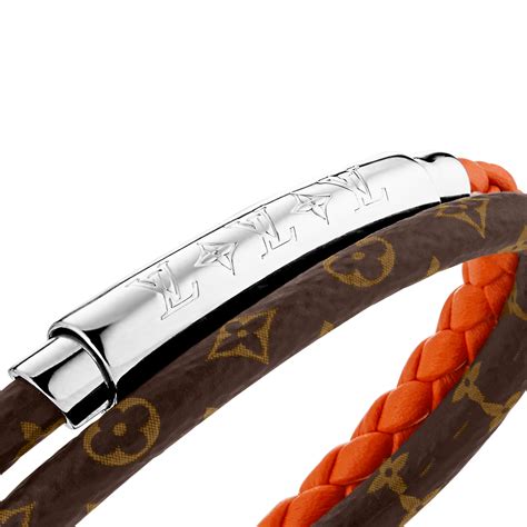 louis vuitton double-banded monogram bracelet|MNG Double Spin Bracelet Monogram Eclipse Canvas .